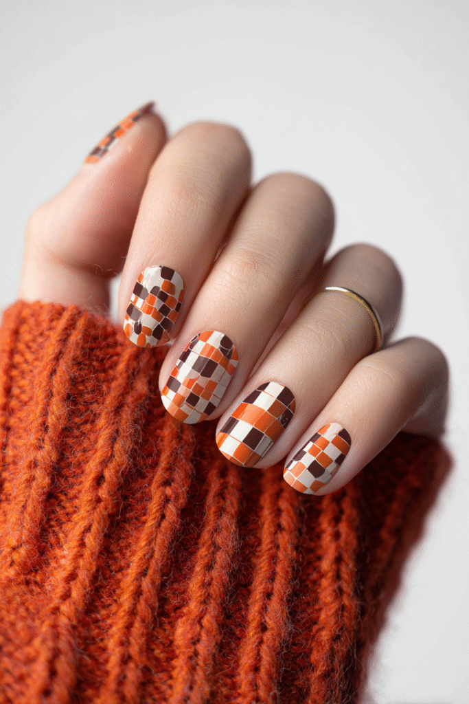 Pumpkin spice nails are a top Fall Nail Design 2025 trend for cozy, stylish autumn manicures.